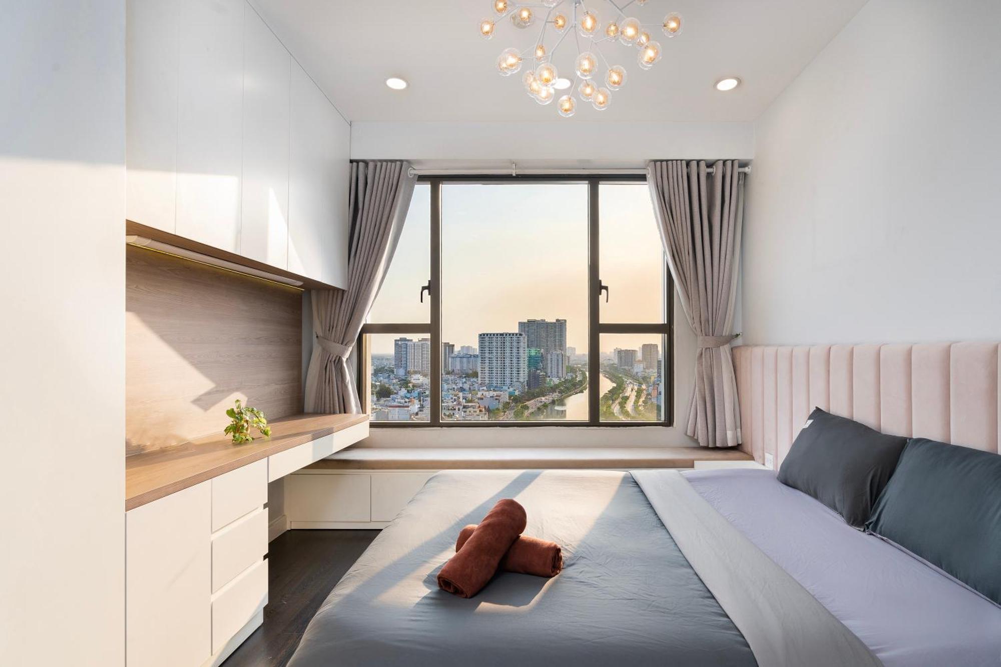 Double E Saigon Apartment In Rivergate Building Ho Si Minh-város Kültér fotó