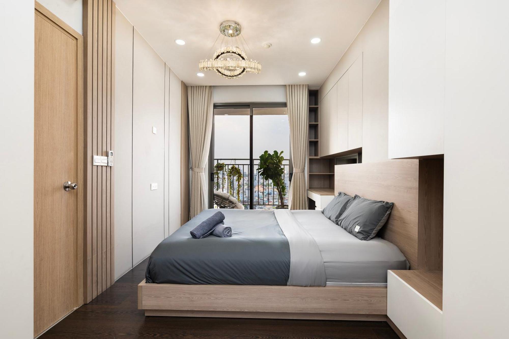 Double E Saigon Apartment In Rivergate Building Ho Si Minh-város Kültér fotó