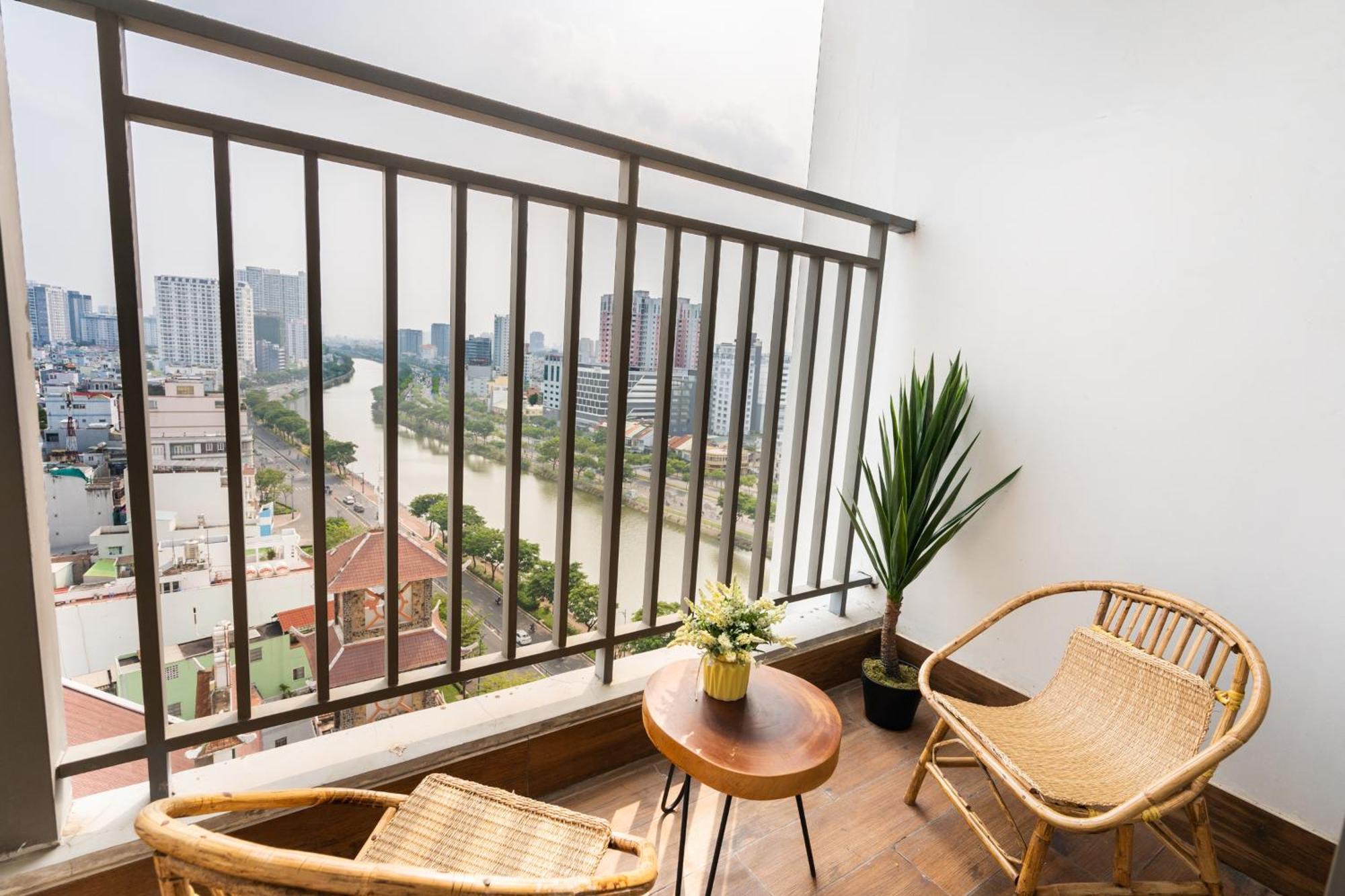 Double E Saigon Apartment In Rivergate Building Ho Si Minh-város Kültér fotó