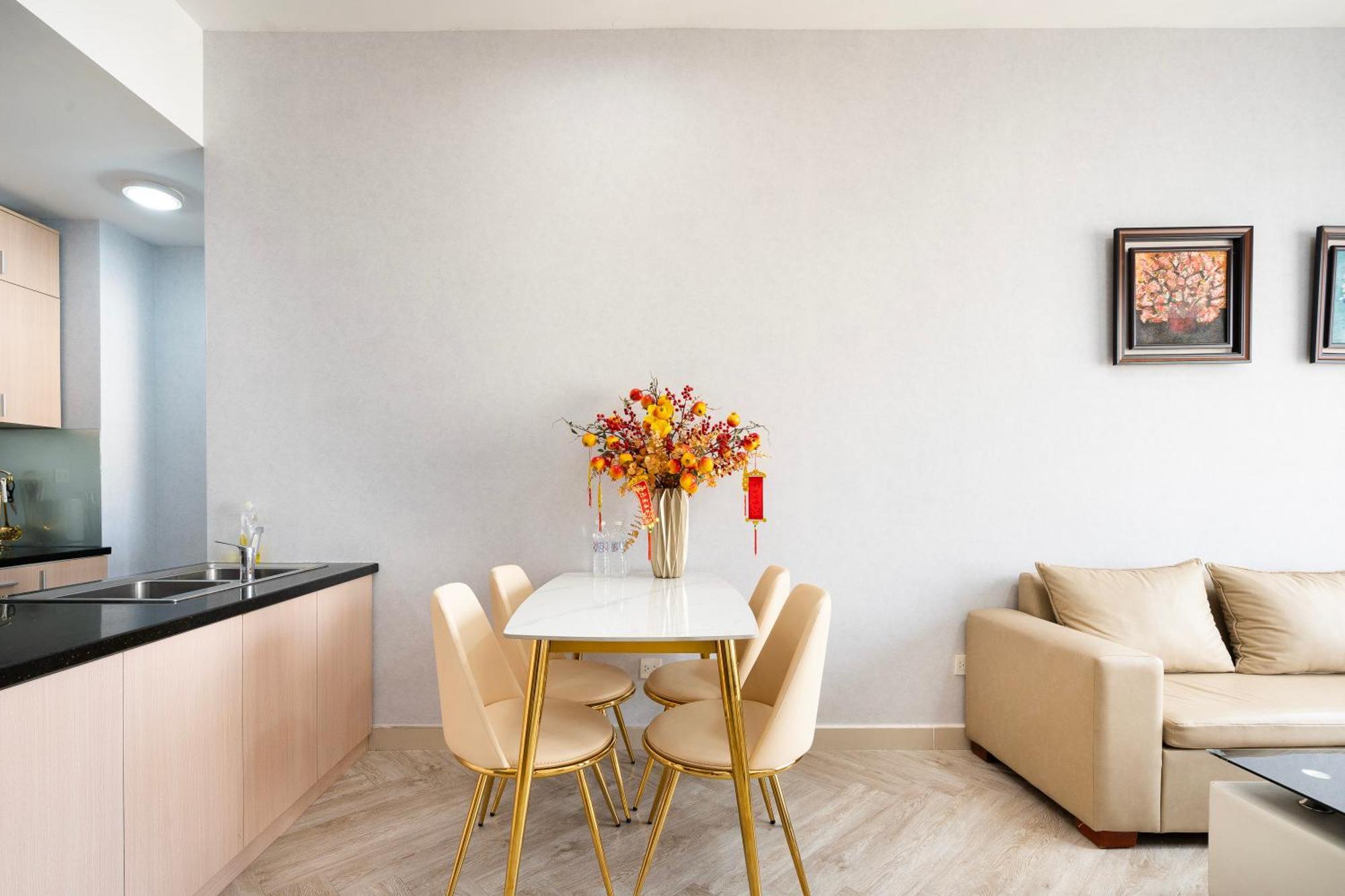 Double E Saigon Apartment In Rivergate Building Ho Si Minh-város Kültér fotó