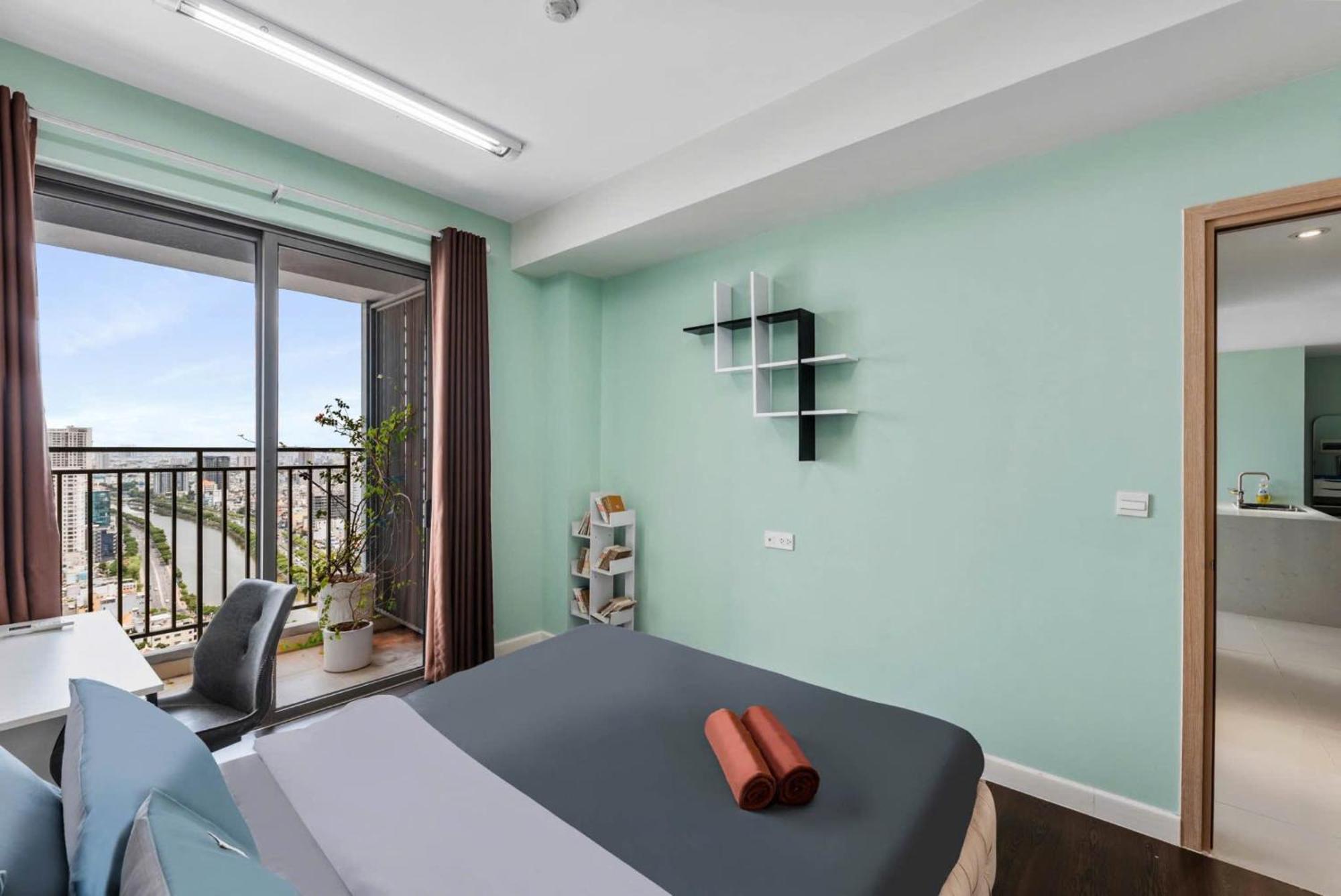 Double E Saigon Apartment In Rivergate Building Ho Si Minh-város Kültér fotó