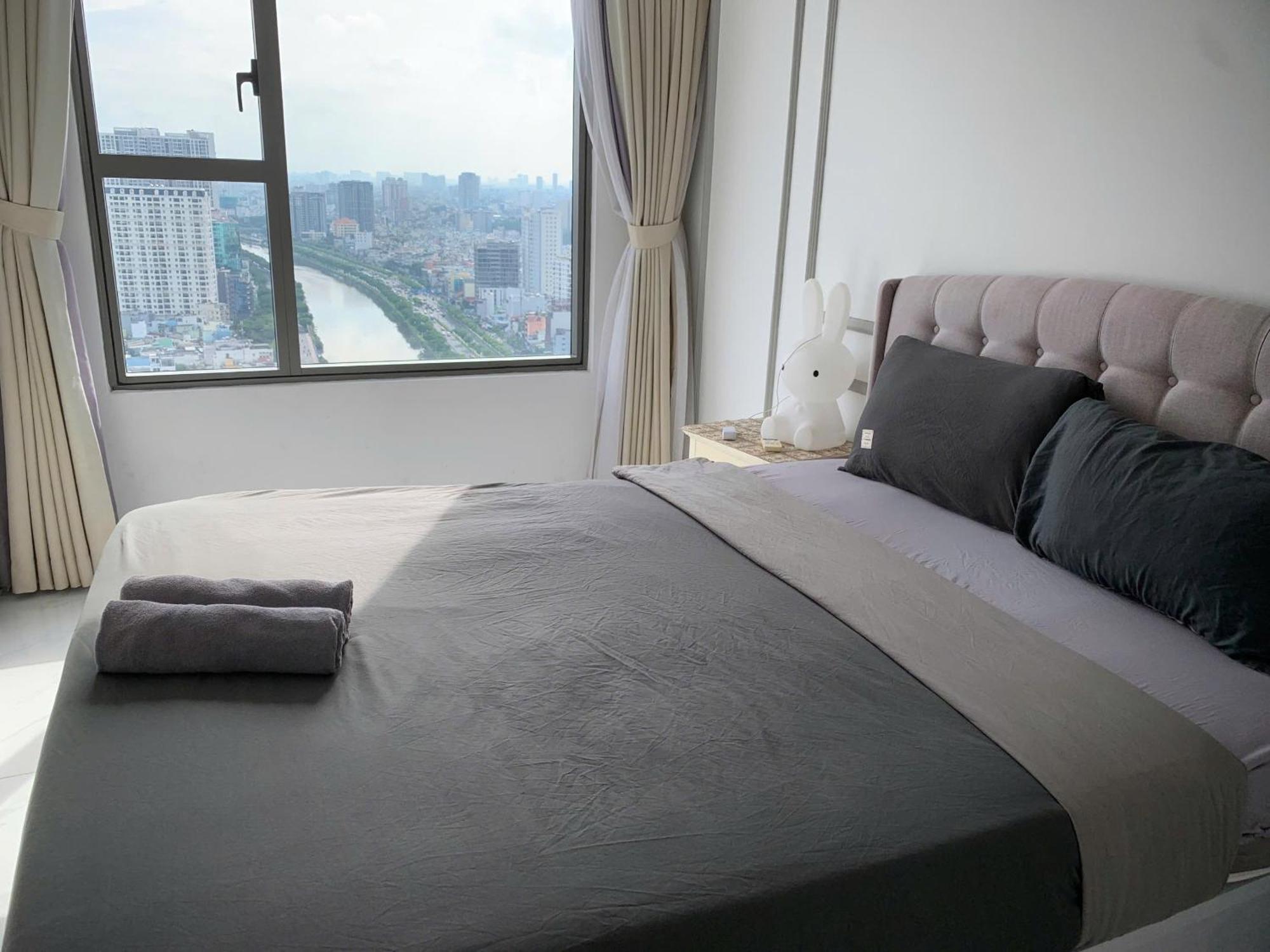 Double E Saigon Apartment In Rivergate Building Ho Si Minh-város Kültér fotó